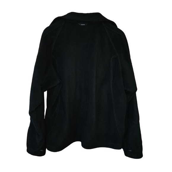 Columbia Black Full Zip Fleece Jacket Mens size XL - Picture 2 of 3